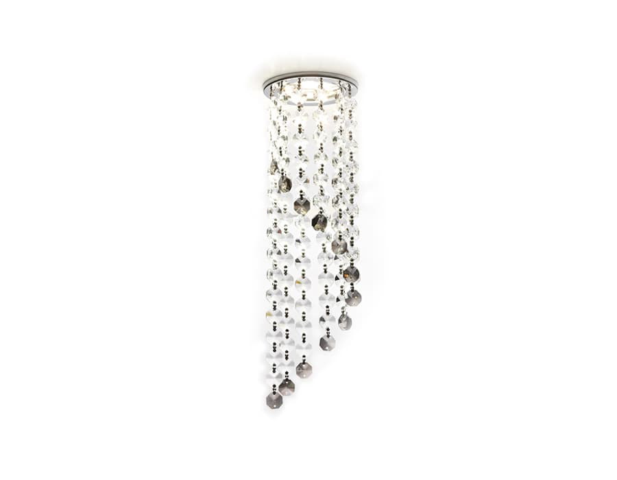 Ambrella Встраиваемый точечный светильник K3440 CL/BK/CH хром/прозрачно-тонированный MR16