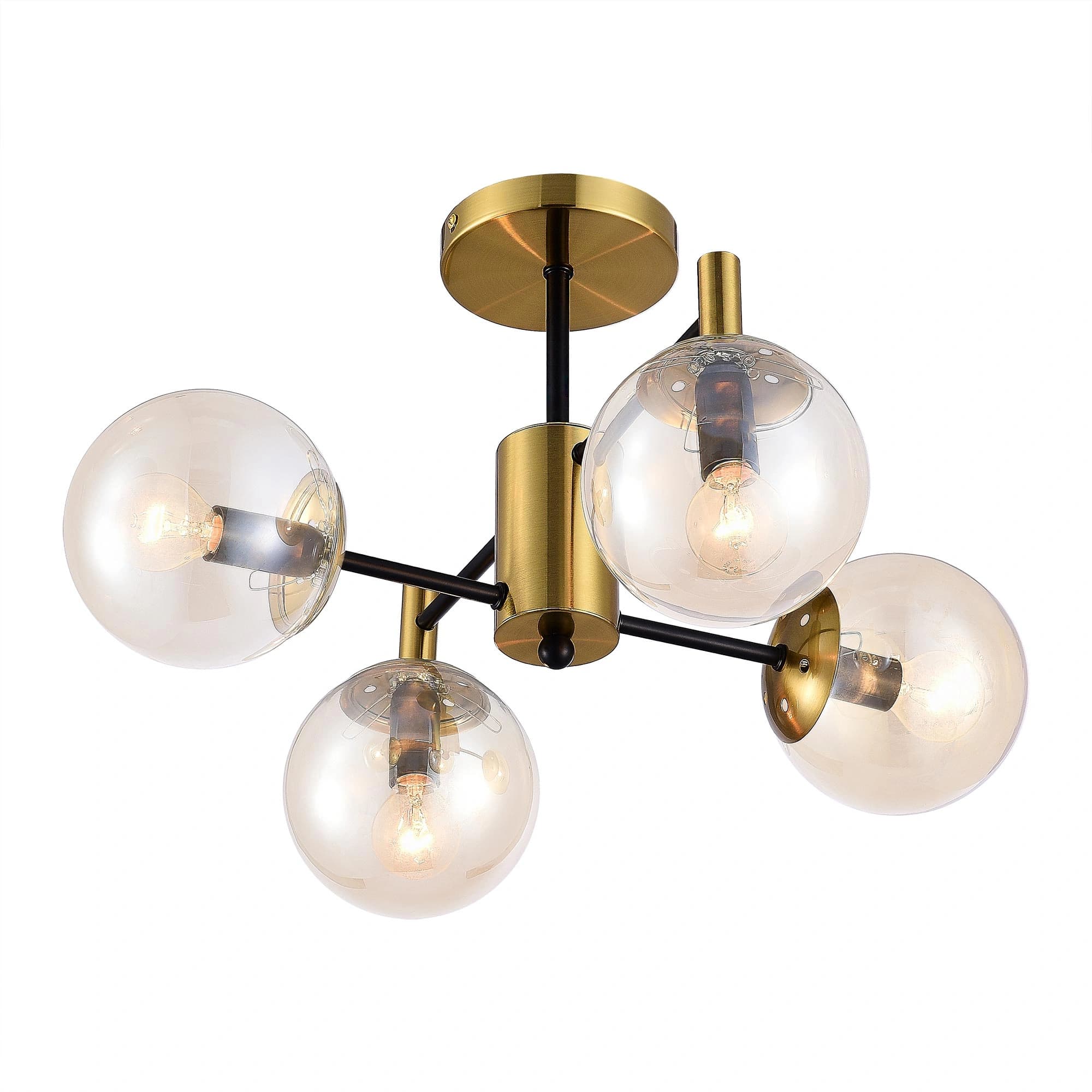 Citilux CL143143 Шарлиз Бронза Люстра — миниатюра 1