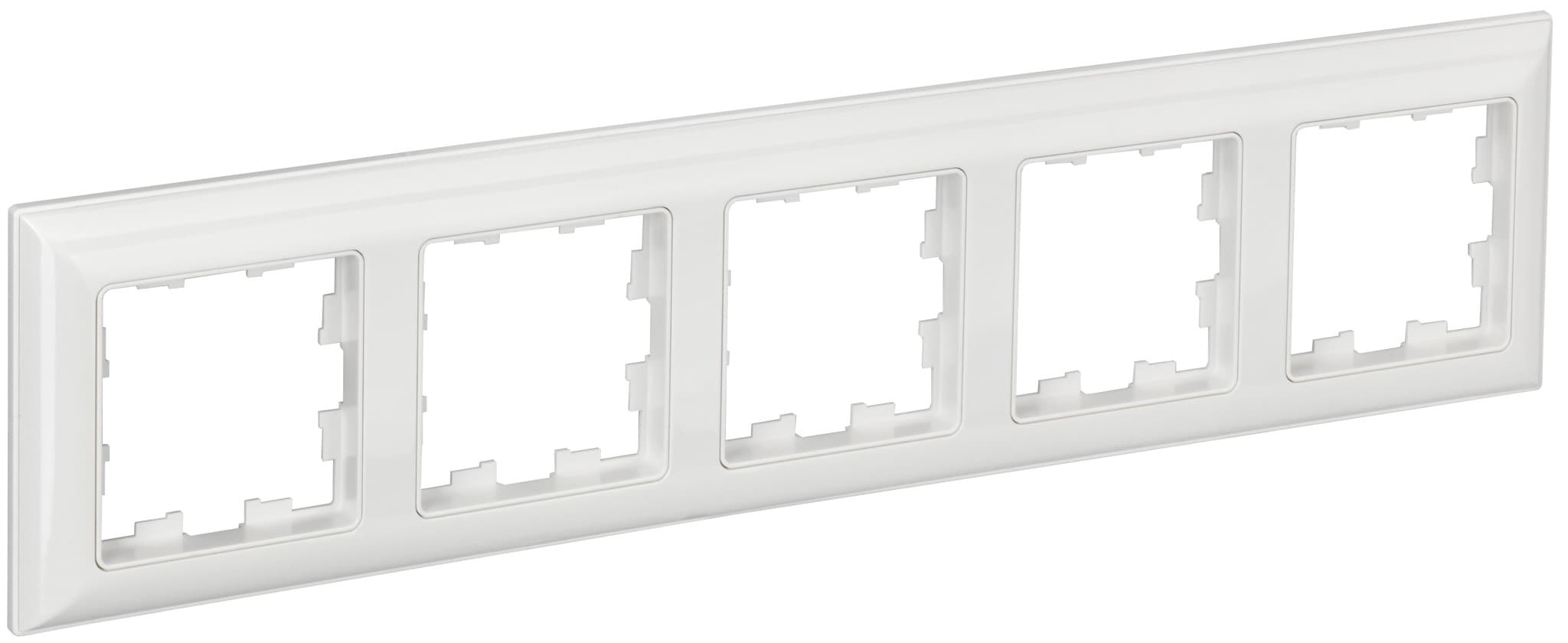 IEK BRITE DECOR Белый 3D-форма Рамка 5-м РУ-5-Бр