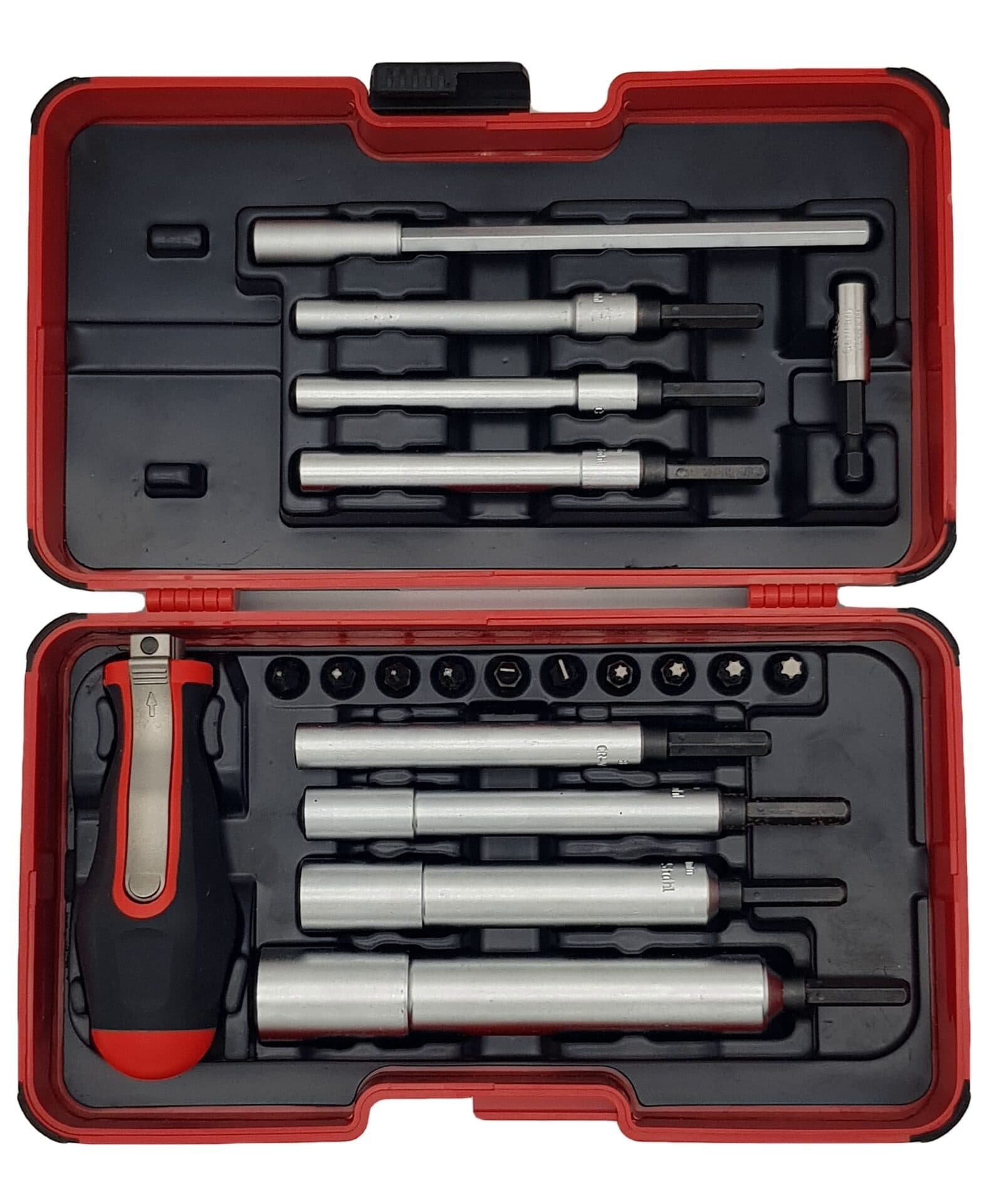 Felo Набор бит SL/PH/Tx/PZ и головок M-TEC c рукояткой SMART в кейсе, 20 шт 06082006 — миниатюра 2
