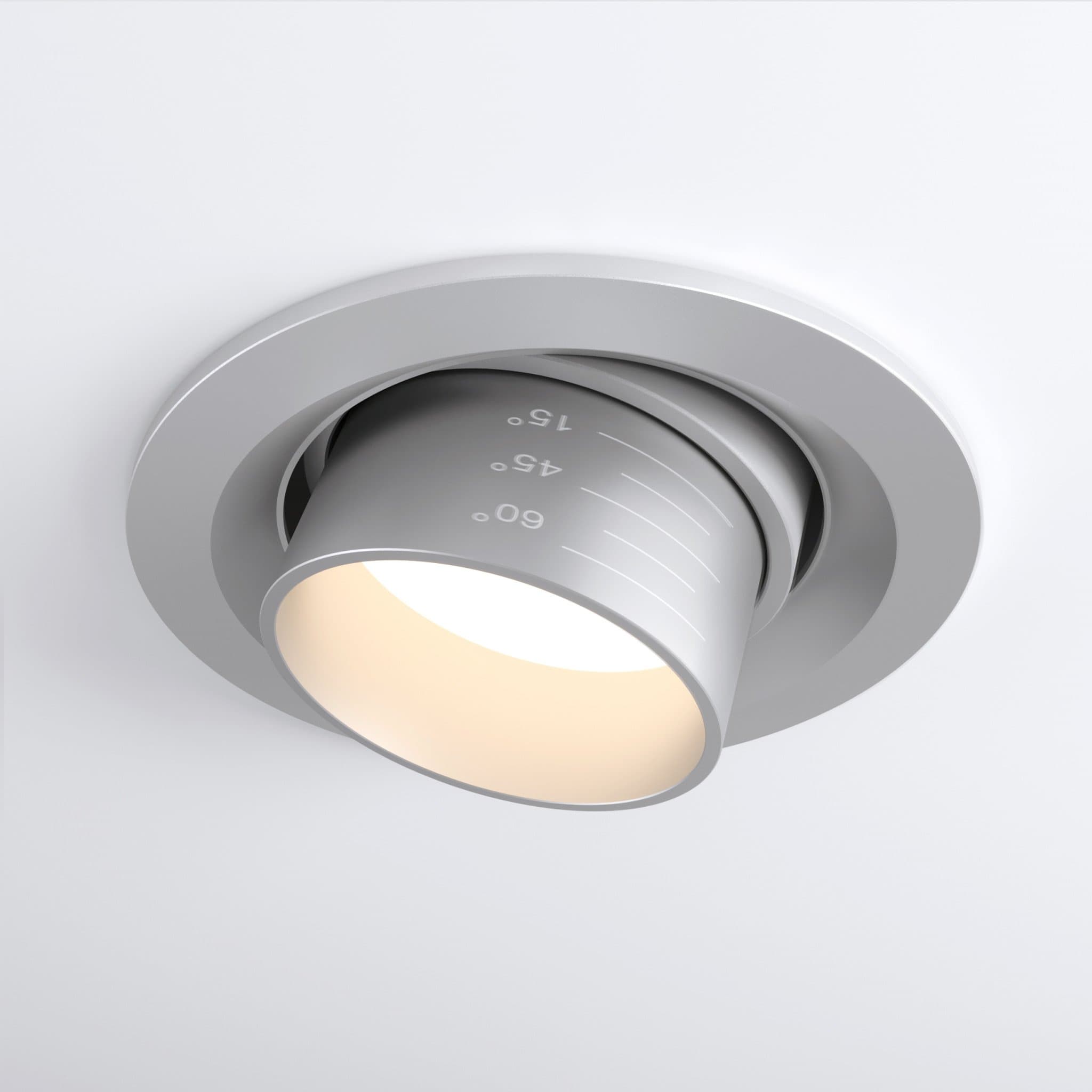 Elektrostandard 9920 LED/ Светильник встраиваемый 15W 4200K серебро a052479