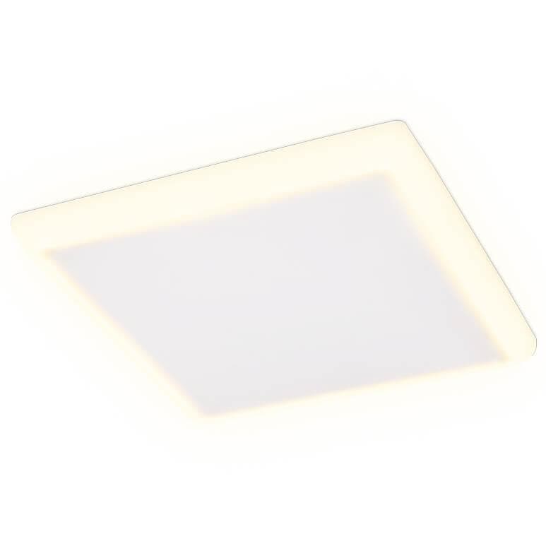 Ambrella Встраиваемый светодиодный светильник с подсветкой DCR333 10W+4W 6400K/3000K 85-265V 120*120*32 — миниатюра 4