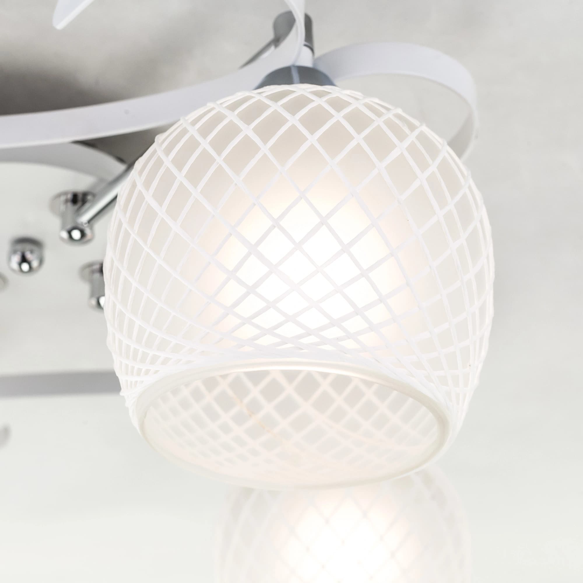 Citilux CL171141 Сюзи Белая+Хром Светильник Люстра — миниатюра 8