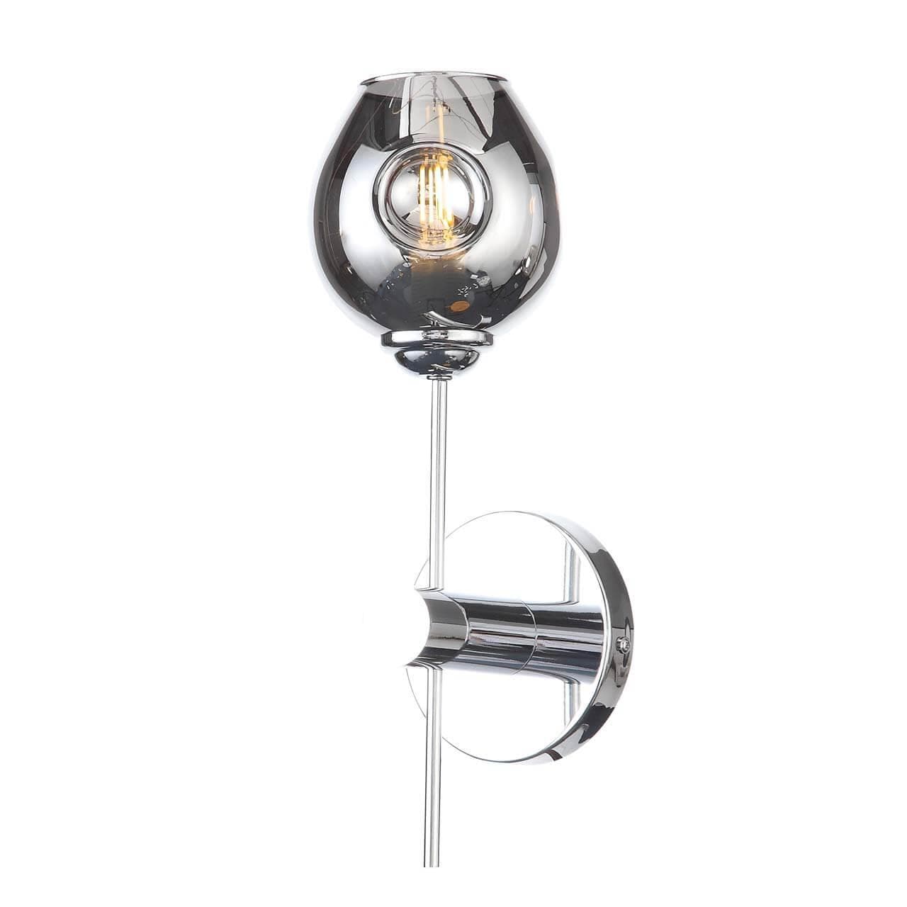 ST Luce SL1500.101.01 Светильник настенный Хром/Дымчатый E14 1*40W — миниатюра 1