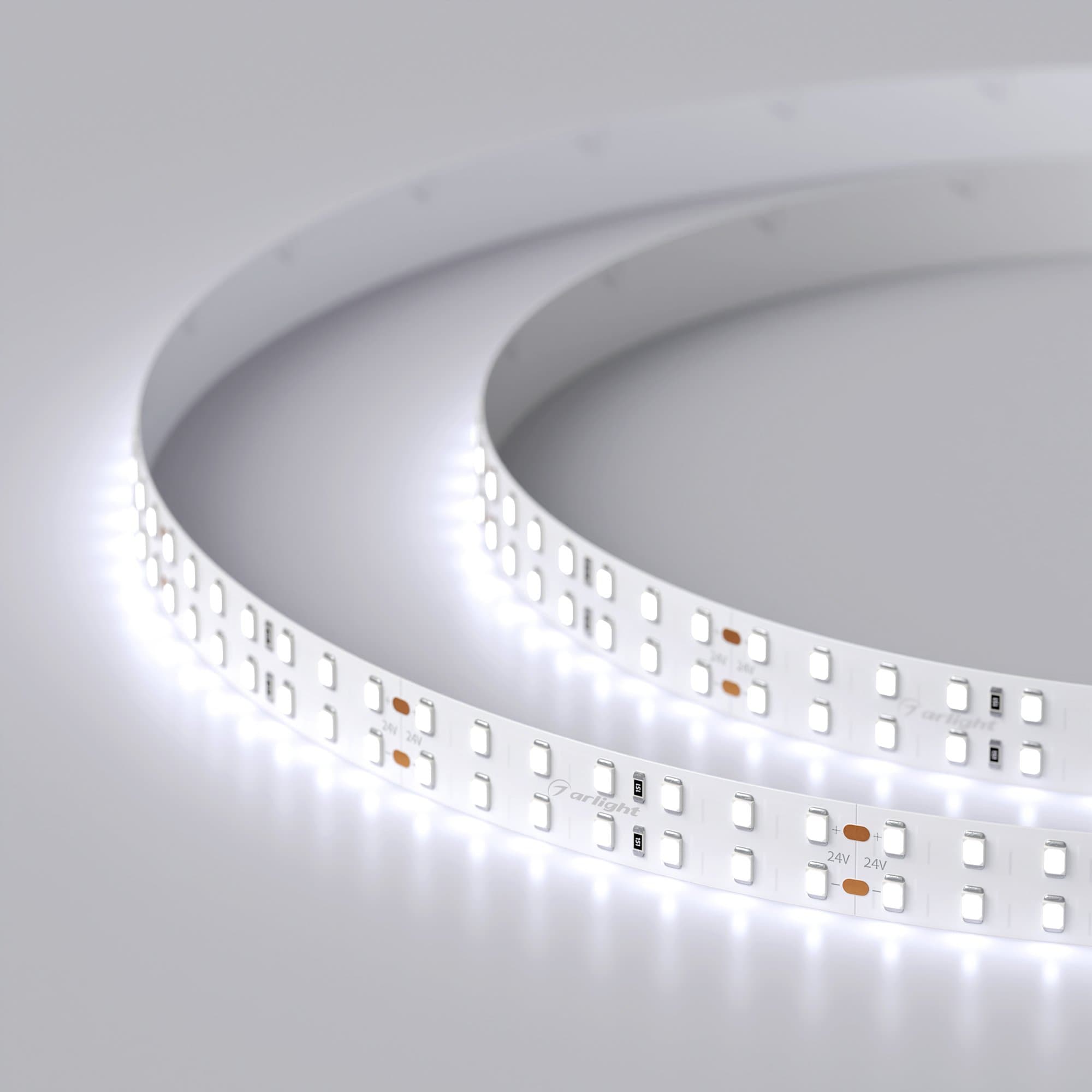 Arlight Лента RT-A196-15mm 24V Cool 8K (20 W/m, IP20, 2835, 5m) (20 Вт/м, IP20) 019088(2) — миниатюра 2