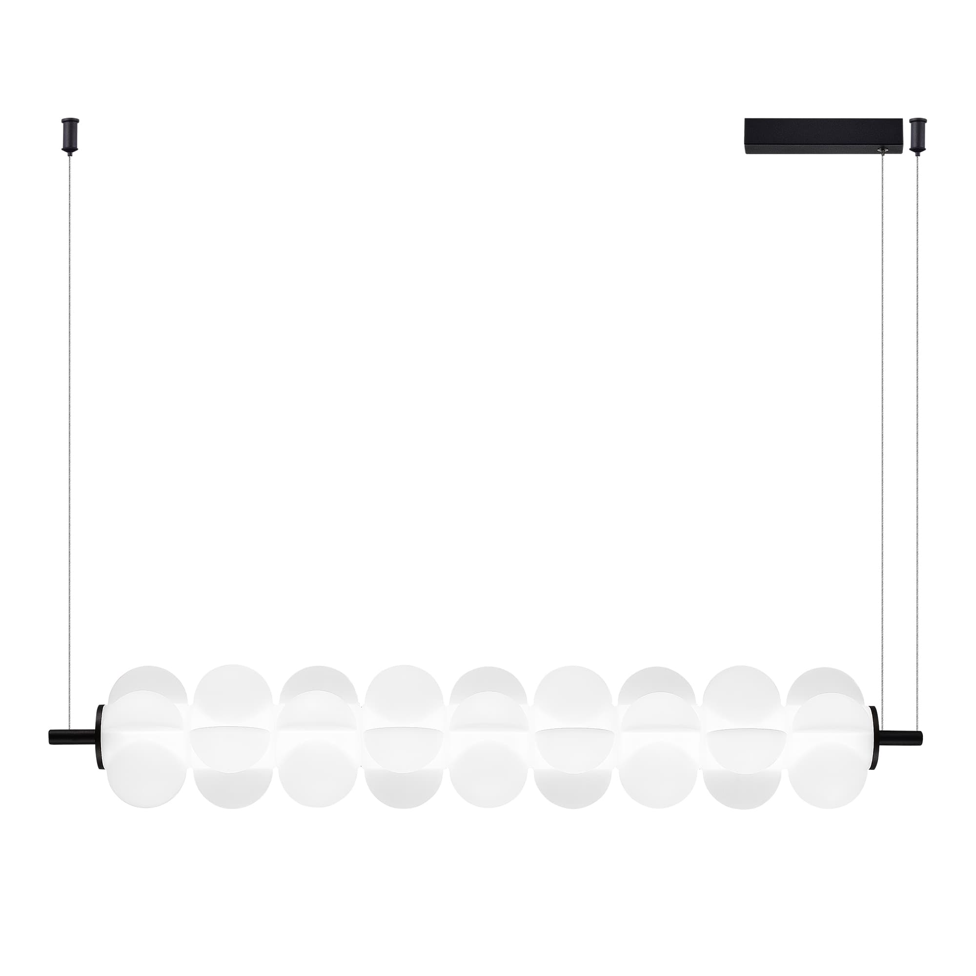 ST LUCE SL6121.413.01 Светильник подвесной Черный/Белый LED 1*30W 3000K