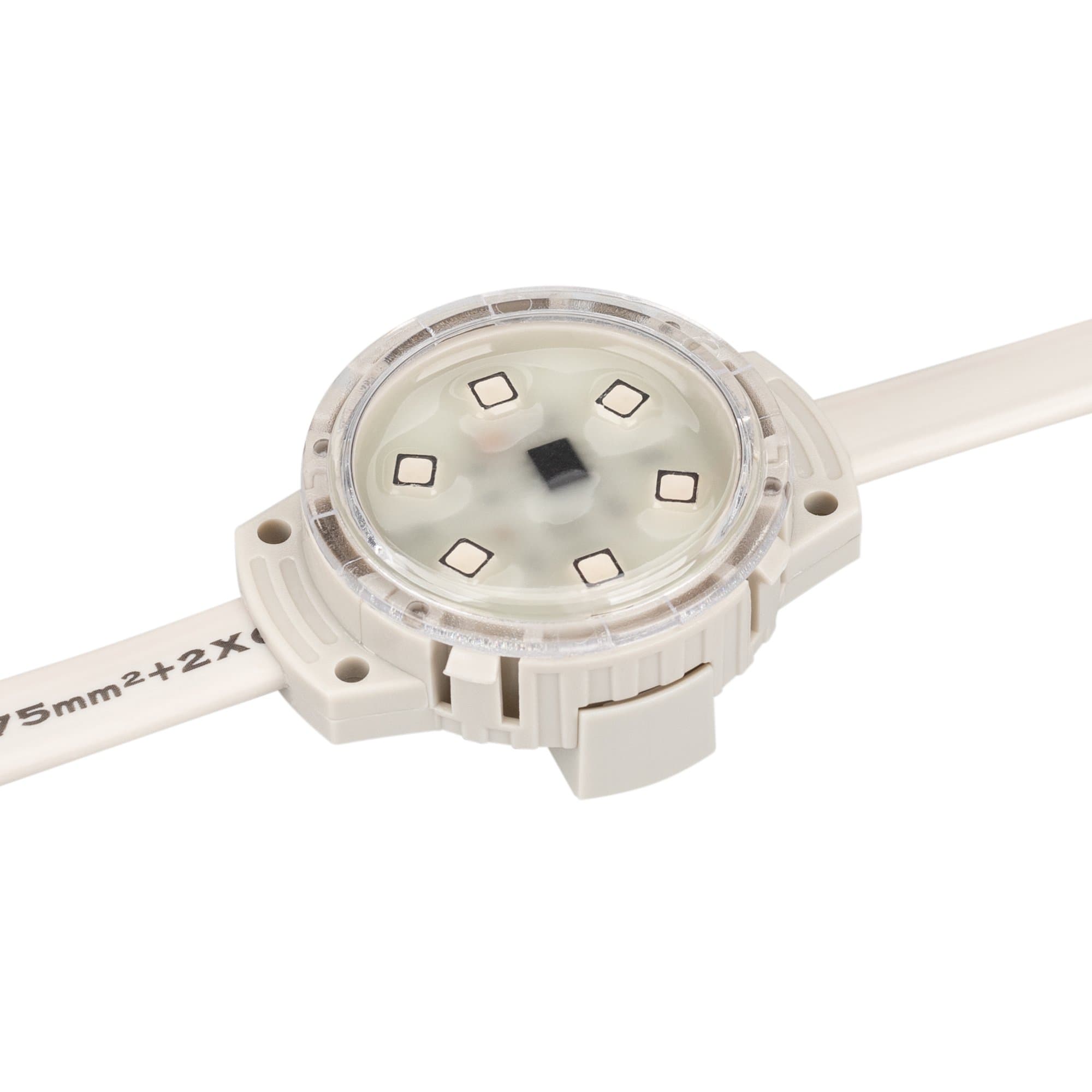 Arlight Модуль управляемый SOLEX-SPI-3535-6-24V RGB 120deg (D40x16mm, 1.5W, IP67) (-) 029103 — миниатюра 3