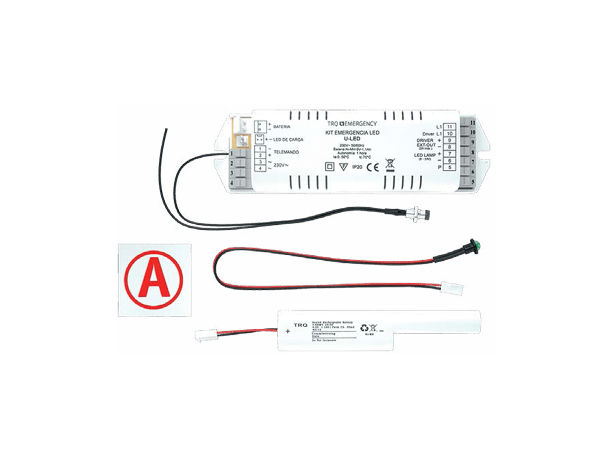 СТ Аварийный блок CONVERSION KIT POWER LED 100-200W IP65 — миниатюра 2