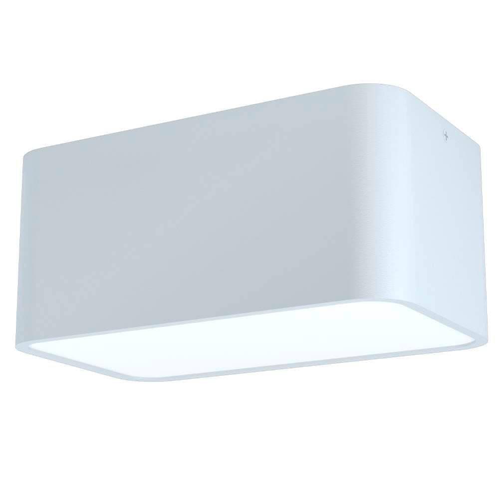 Eglo 99282 Накладной светильник GRIMASOLA, 2x28W(E27), 240х140, H110, сталь, алюминий, белый/пластик, белый