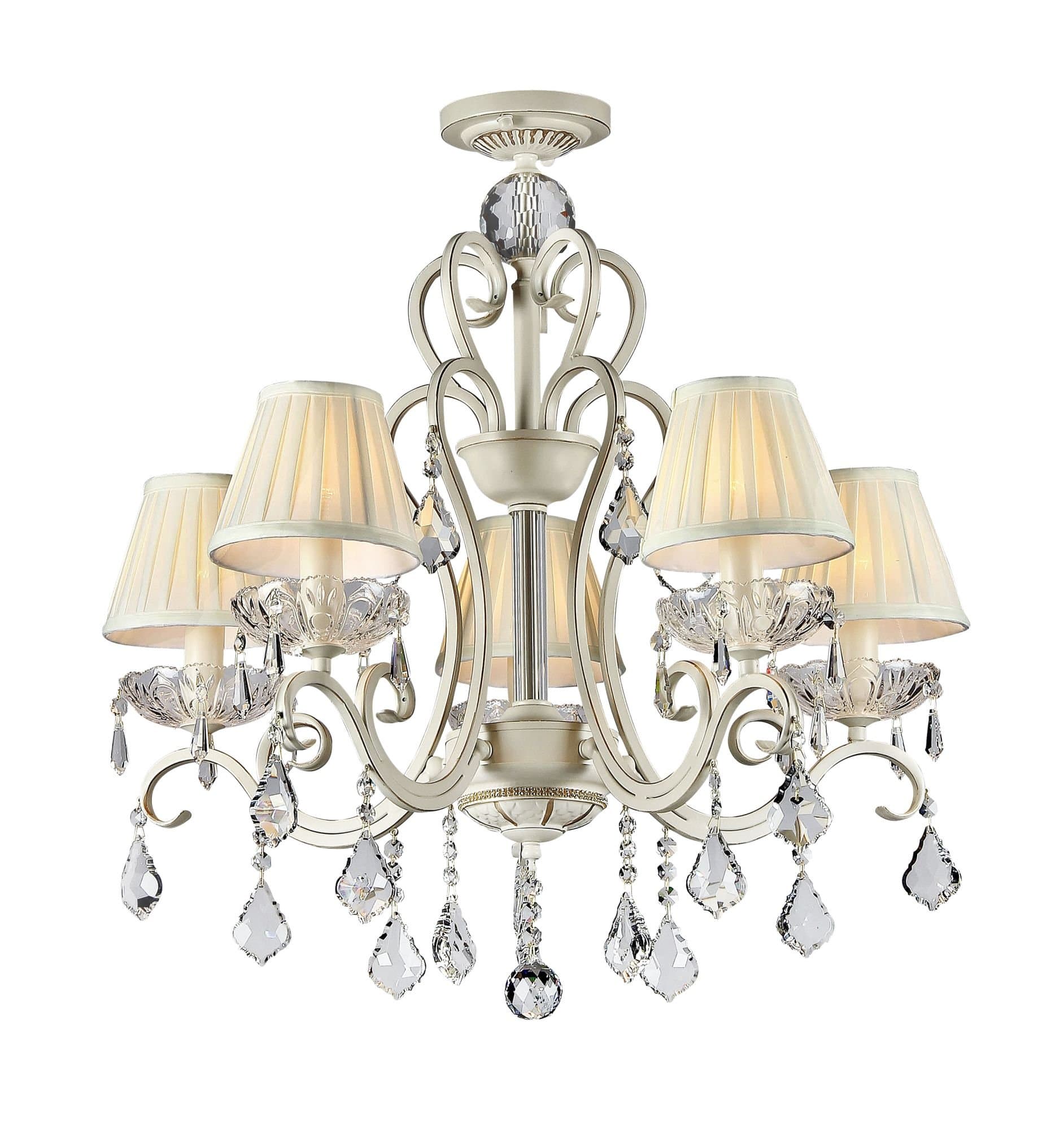 Maytoni Elegant Triumph Кремовый с Золотом Люстра 5xE14 40W ARM288-05-G — миниатюра 3