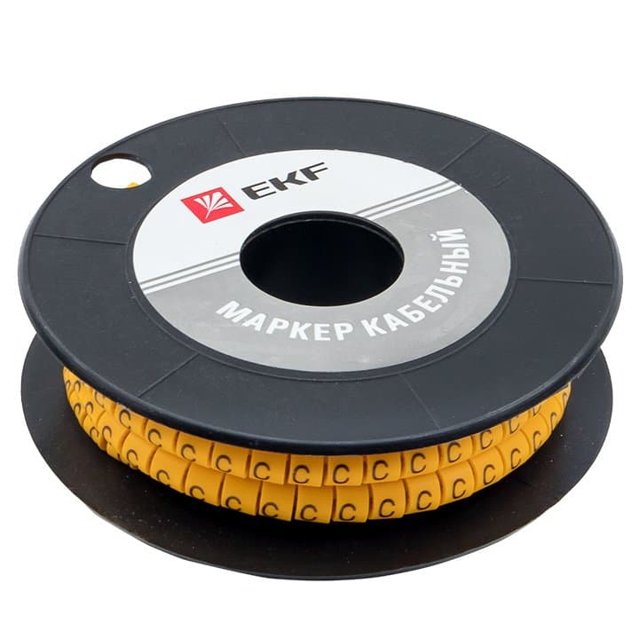 EKF PROxima Маркер кабельный 1,5 мм2 "C" (1000 шт.) (ЕС-0) — миниатюра 2