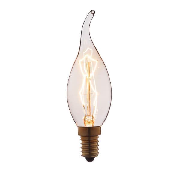 LOFT IT 3540-TW Ретро лампа Эдисона (Свеча на ветру) E14 40W 220V 3540-TW, шт
