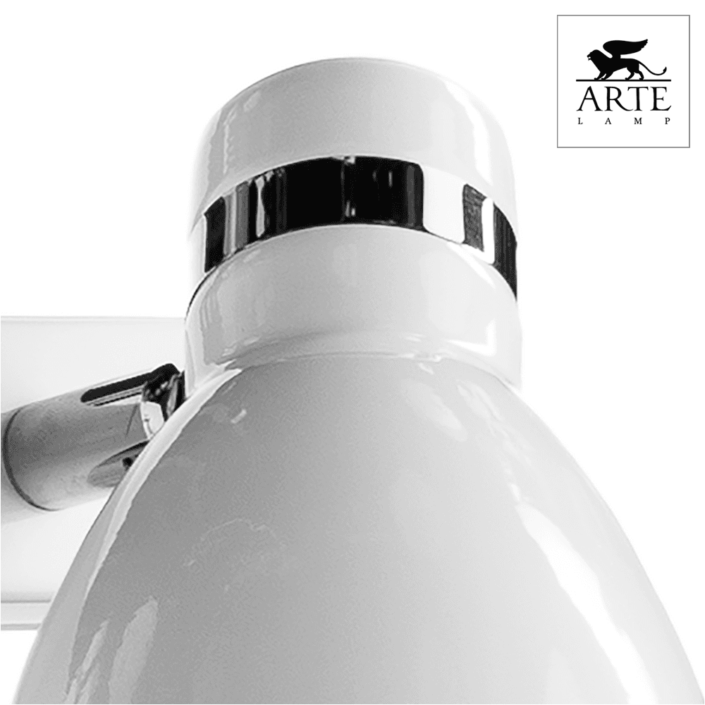 Arte Lamp Mercoled Хром/Белый Спот 2x60W 2xE27 A5049AP-2WH — миниатюра 3