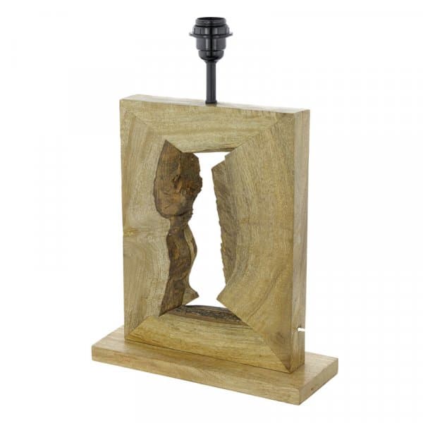 Eglo Основа для настольной лампы RIBADEO, 1x60W (E27), 270х120, H415, дерево, коричневый 49835