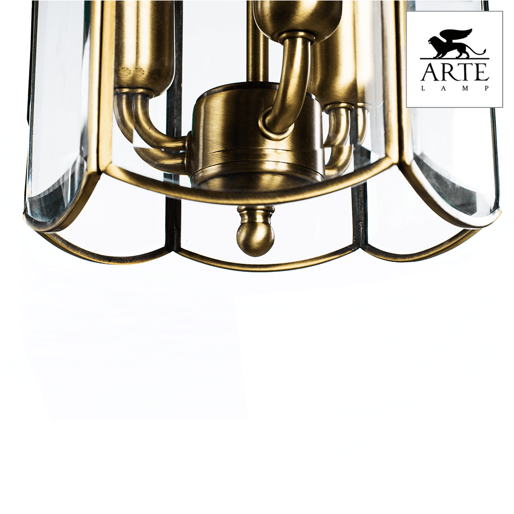 Arte Lamp Rimini Бронза/Прозрачный Светильник подвесной 60W E14 A6505SP-3AB — миниатюра 3