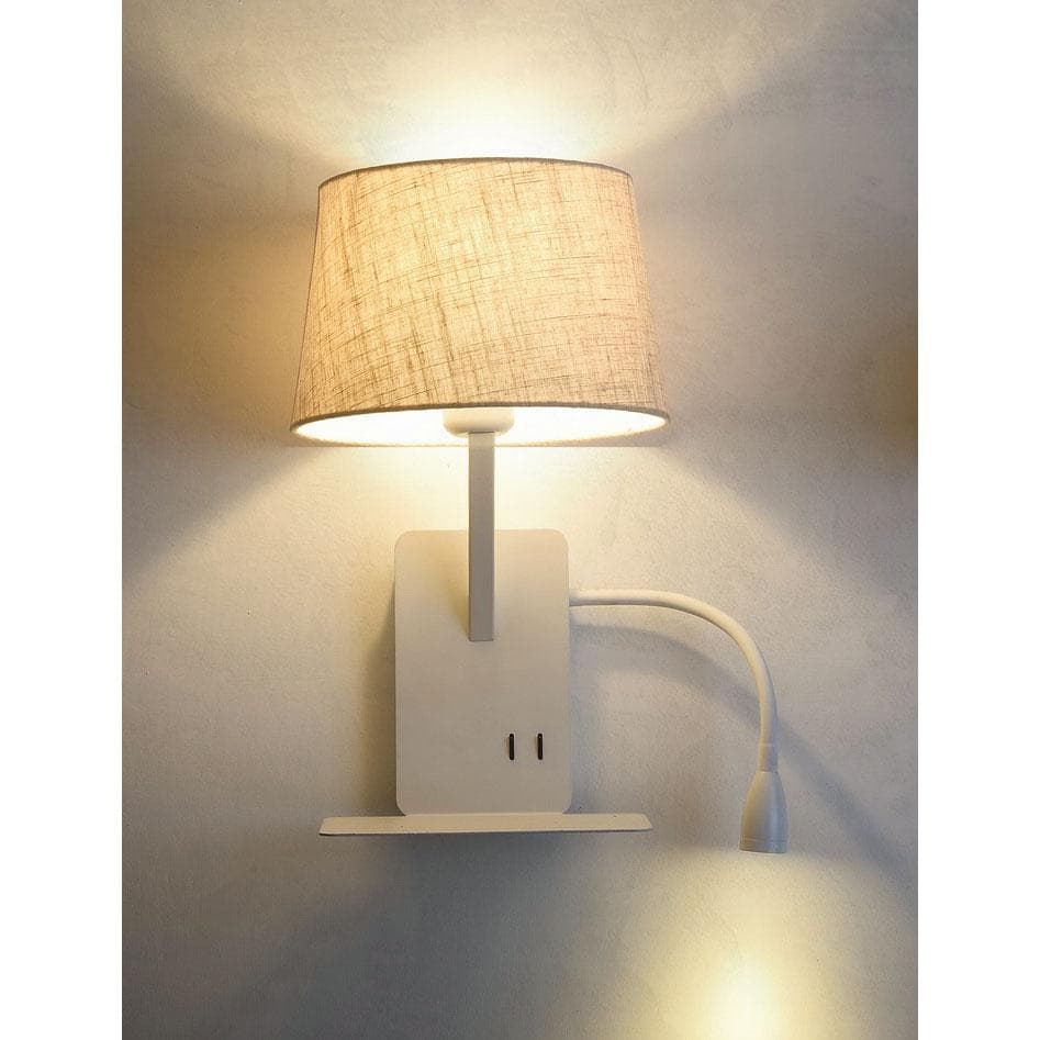 LOFT IT LOFT9993-WH Бра 1xE14 max 40W+LED+USB LOFT9993-WH, шт — миниатюра 4