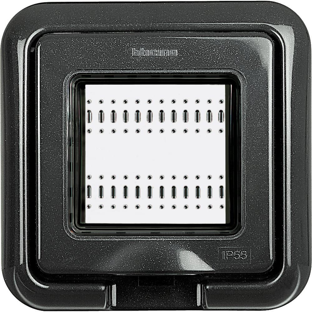 BT Idrobox IP55 Серый Крышка влагозащитная Living, 2 модуля 24602L
