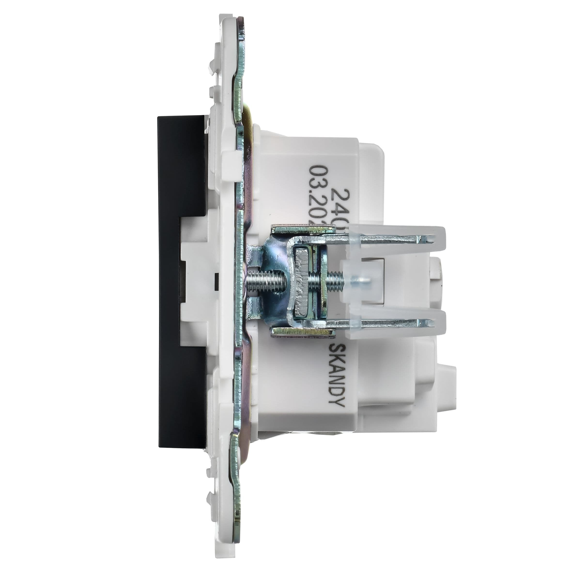 IEK SKANDY Графит Розетка с/з с защитными шторками 16А SK-R04G — миниатюра 5