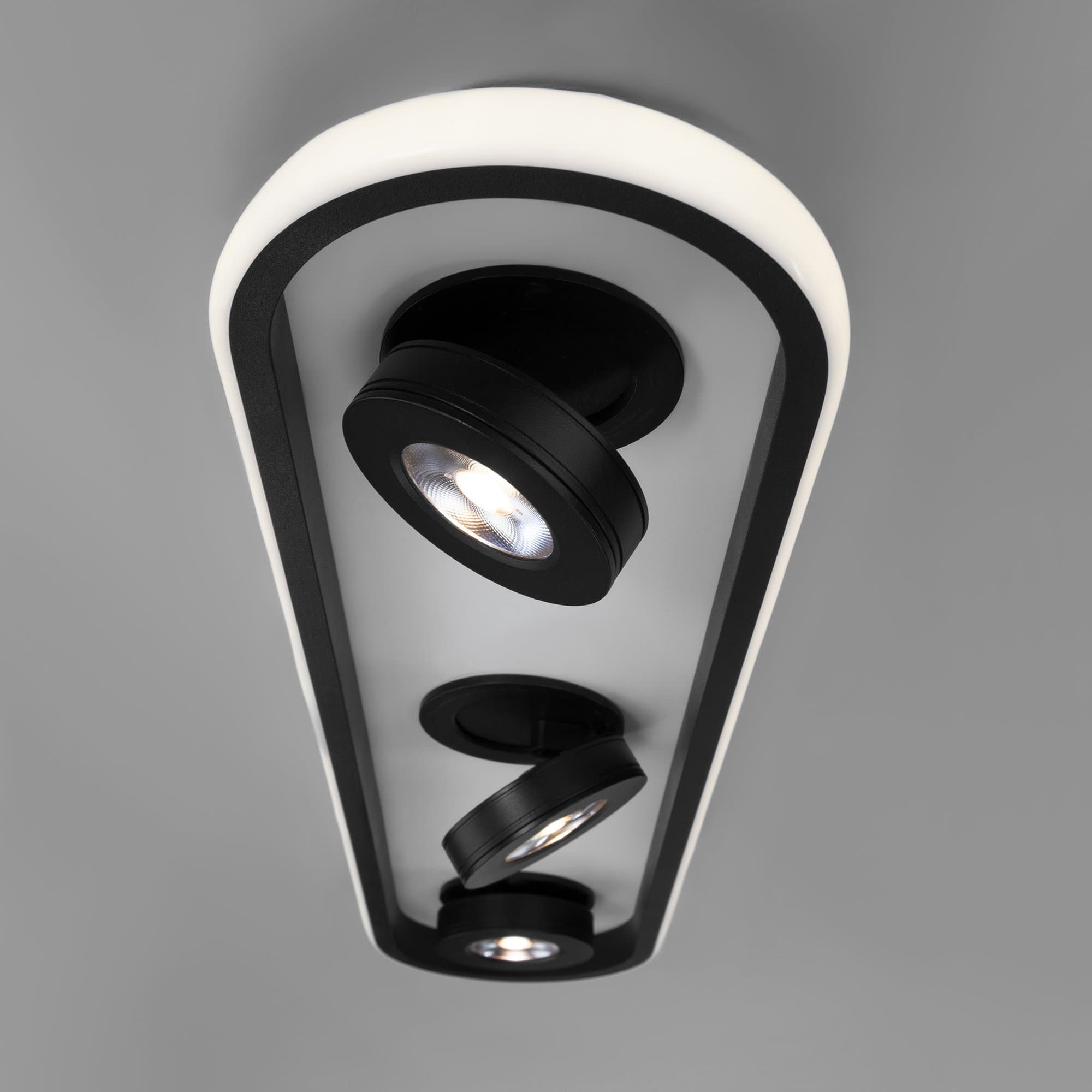 Eurosvet 20123/3 LED Светильник потолочный белый/черный a055525 — миниатюра 2