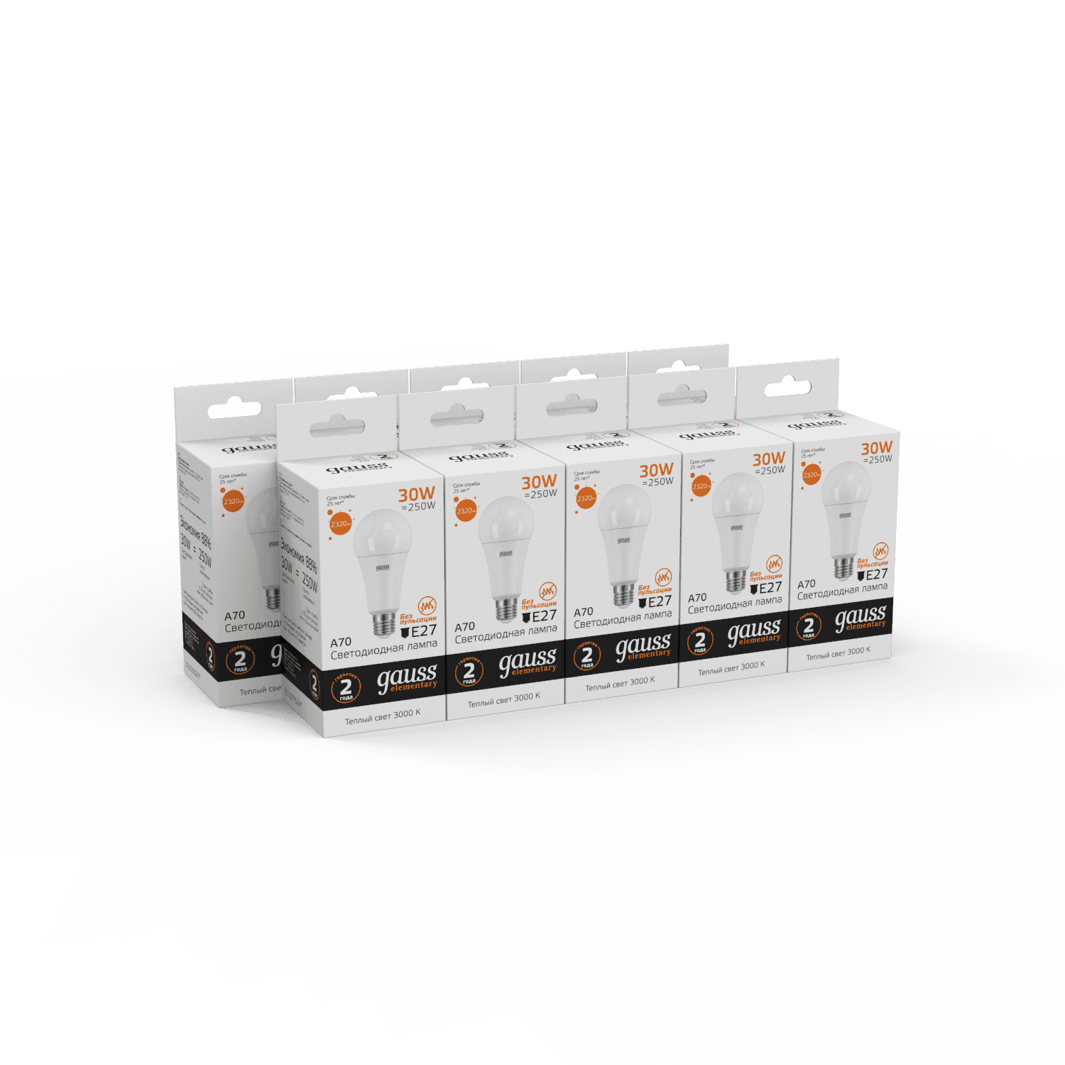 Gauss Лампа Elementary A67 30W 2320lm 3000K E27 LED 73219 — миниатюра 2