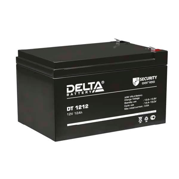 Delta Аккумуляторная батарея DT 1212 (12V/12Ah)