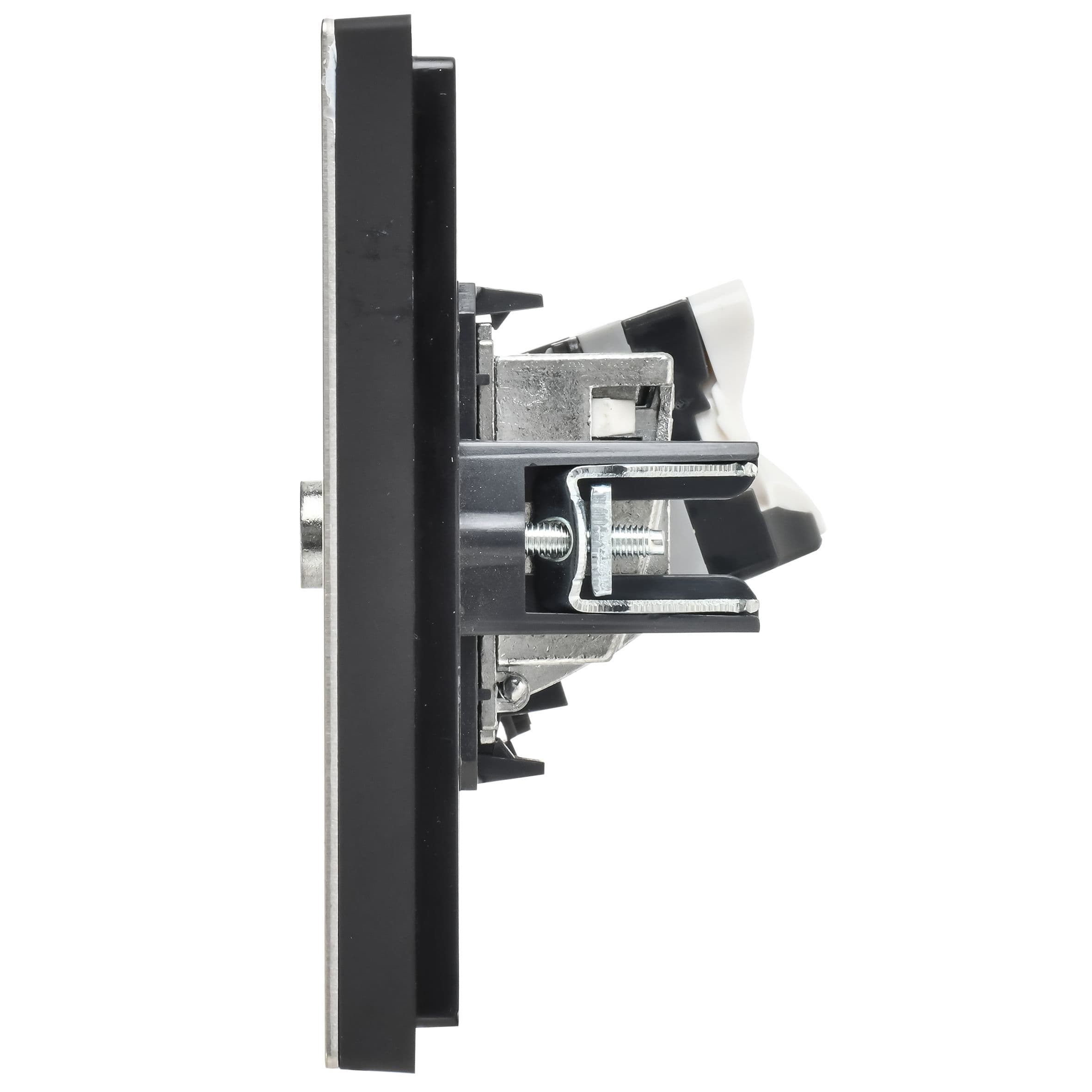 IEK FORTE&PIANO Металл Шампань Розетка двойная TV+RJ45 кат.5E FP636M — миниатюра 4