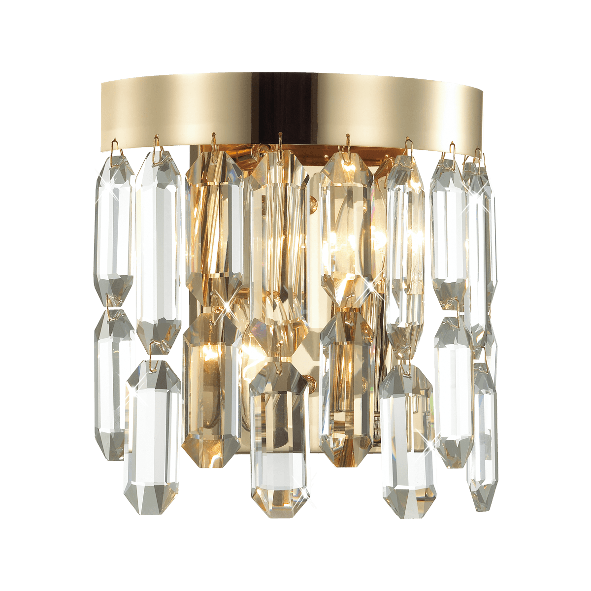 Odeon Light 4986/2W HALL ODL22 385 золотой/хрусталь Бра E14 2*40W DAKISA — миниатюра 2