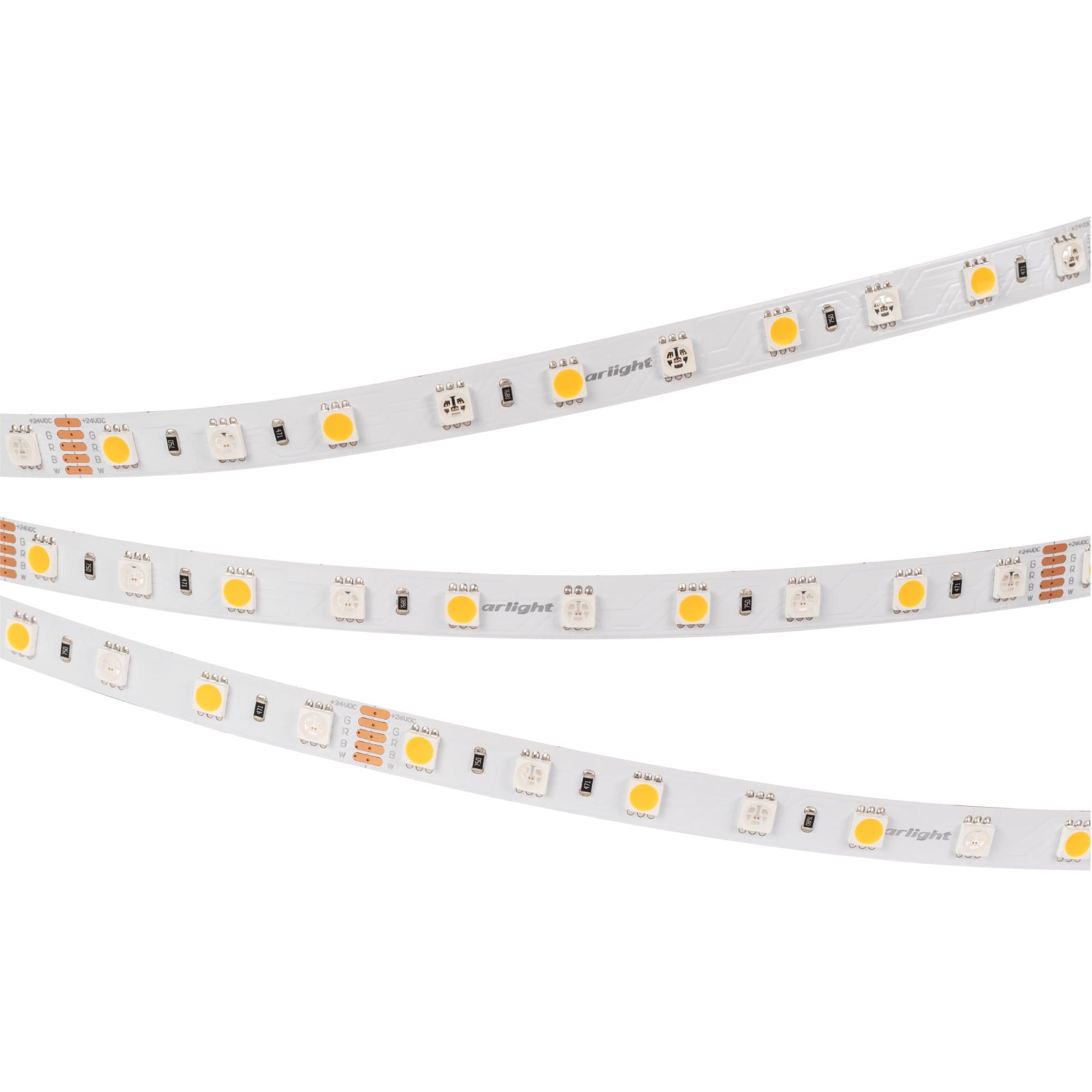 Arlight Светодиодная лента RTW-SE-B60-10mm 24V RGBW-White (14.4 W/m, IP65, 5060, 5m) (Открытый) 034184 — миниатюра 2