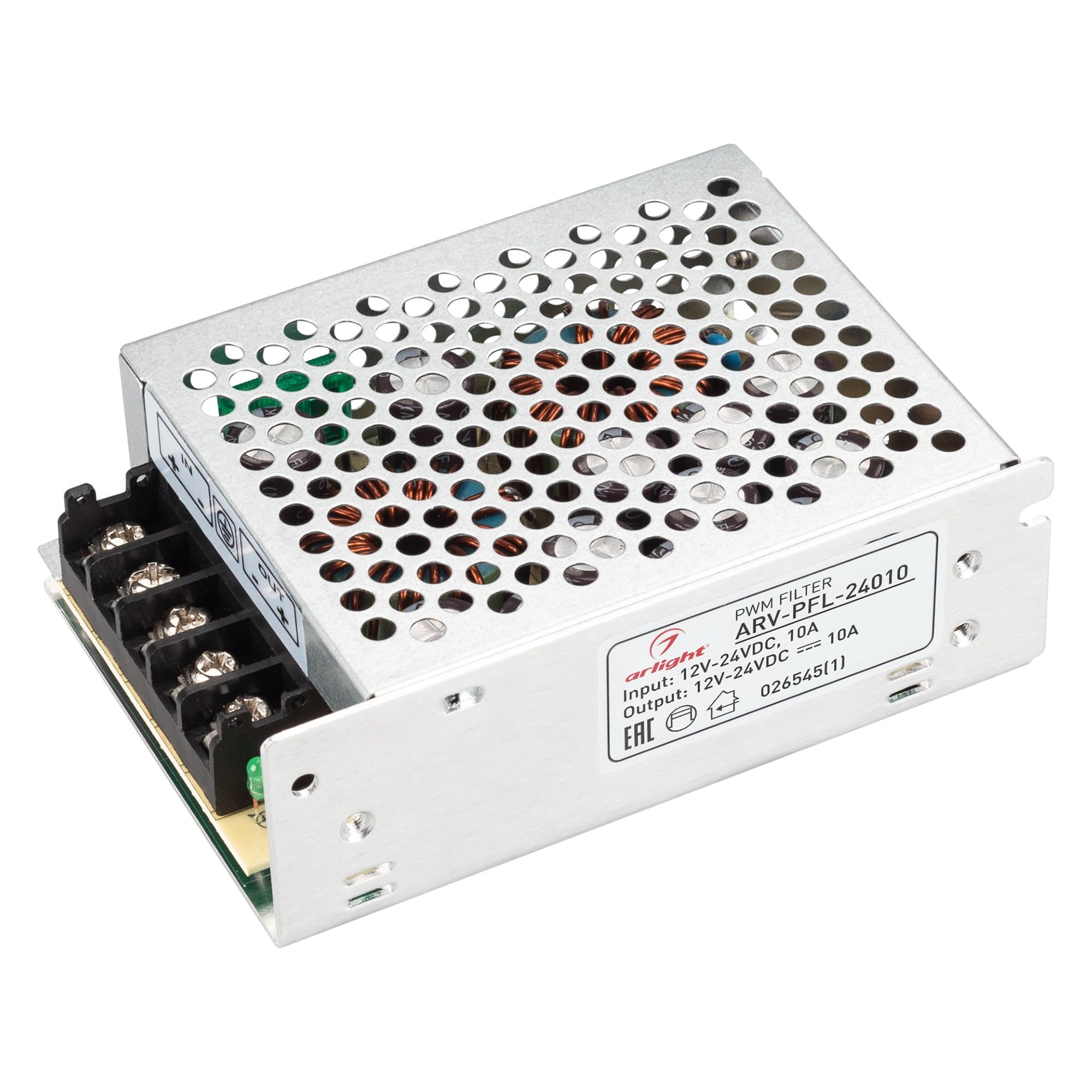 Arlight Блок питания ARV-PFL-24010 DC/DC (12-24V, 10A, PWM filter) (IP20 Сетка, 2 года) 026545(1)