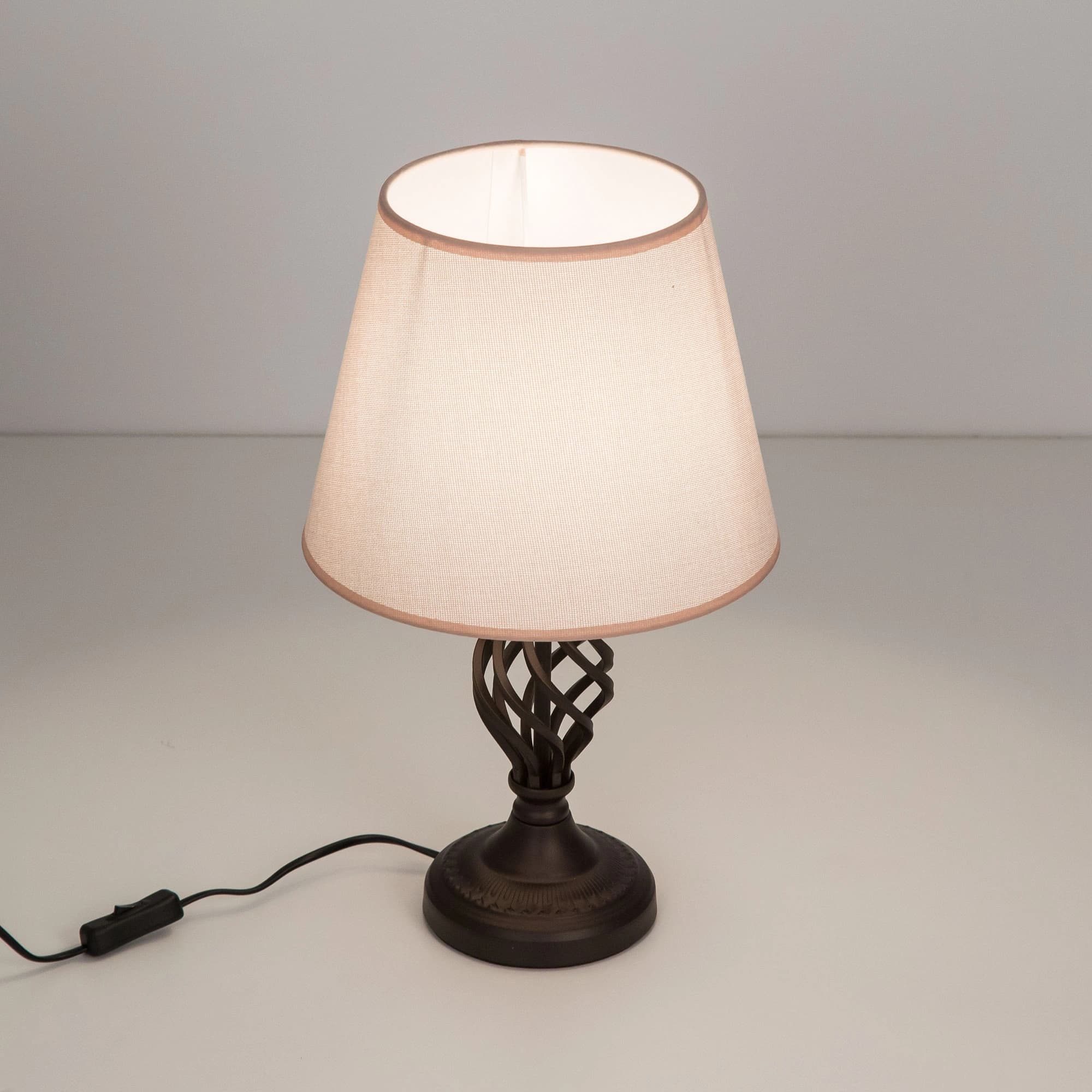 Citilux CL402855 Вена Кофейный+Рогожка Светильник Настольный — миниатюра 13