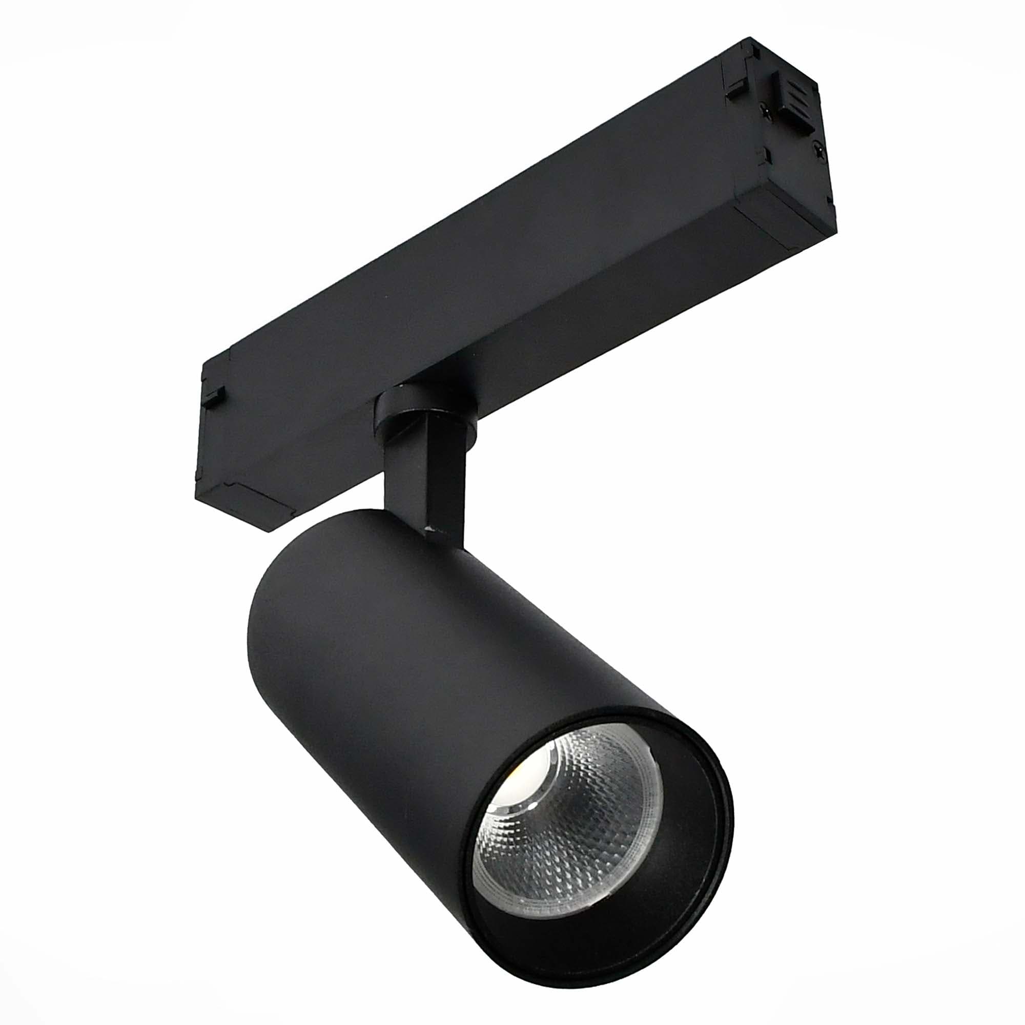 ST Luce ST660.496.10 Светильник трековый Черный LED 1*10W 2700K-6000K 535Lm Ra>90 36 IP20 D40xH90 220V