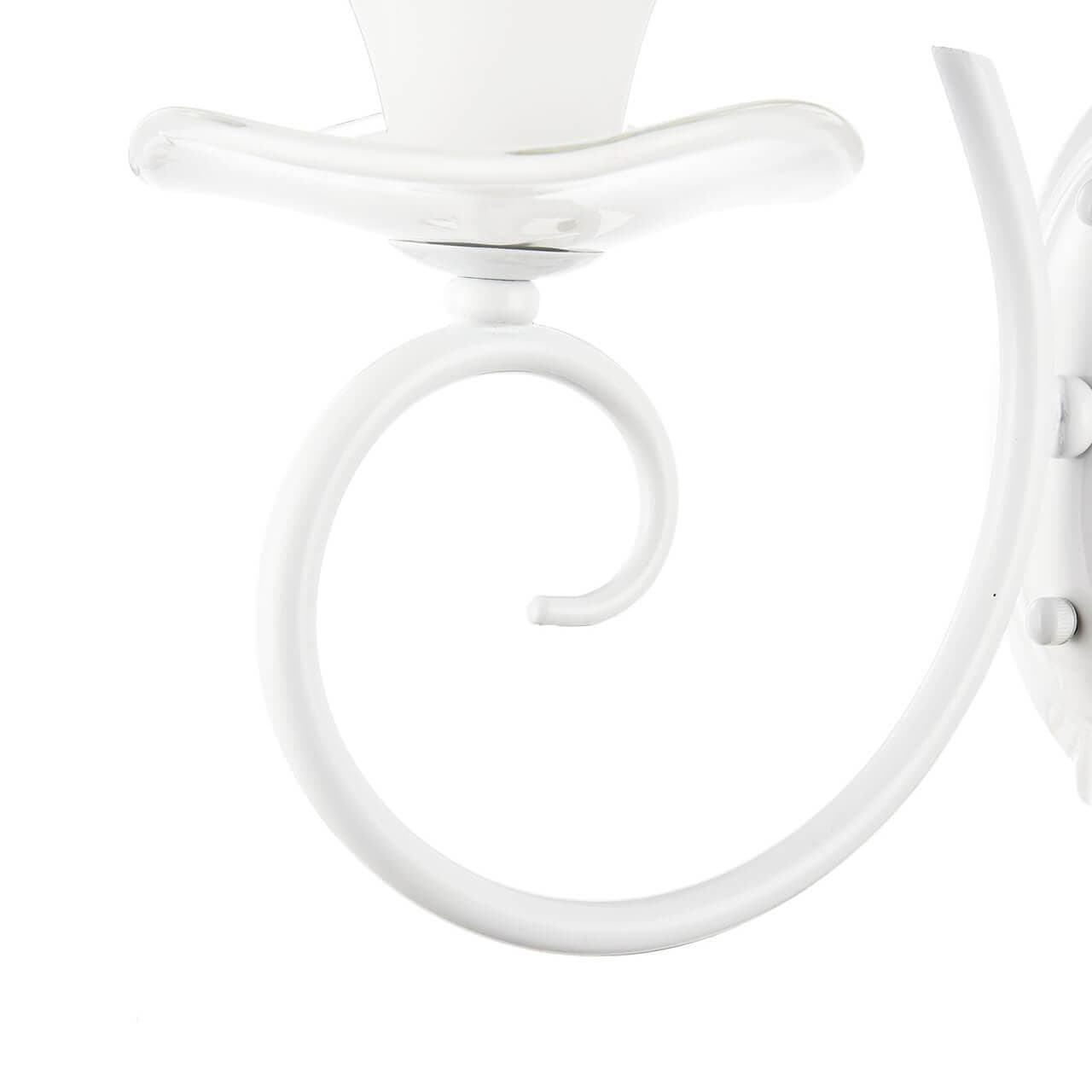Freya Classic Fabre Жемчужный белый Бра E14 40W FR2001-WL-01-W — миниатюра 8