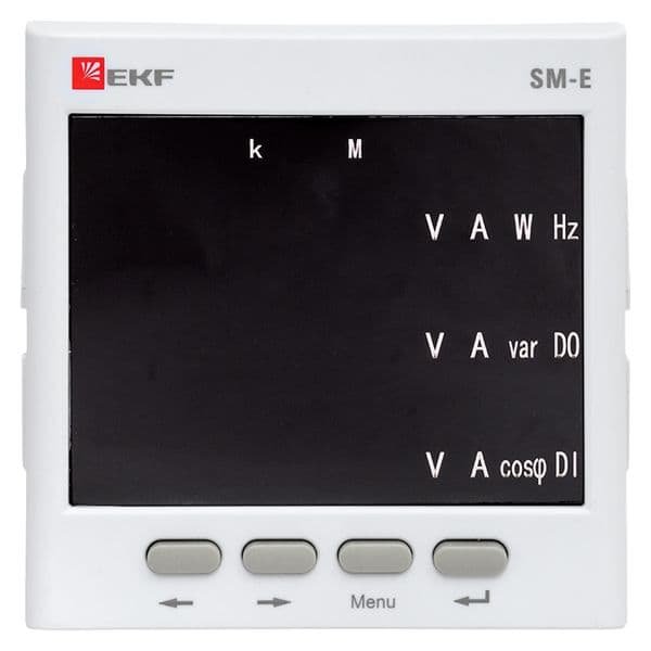 EKF Многофункциональный измерительный прибор SM-Е с реле на панель 96x96 (квадратный вырез) (без поверки) — миниатюра 11