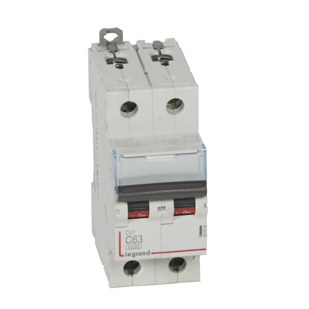 Legrand DX3 Автоматический выключатель 2Р 63А (С) 6000/10кА 407806 — миниатюра 1
