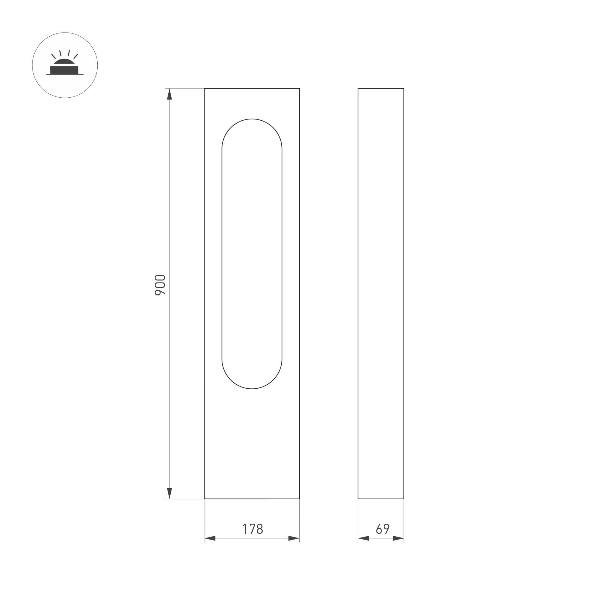 Arlight Светильник LGD-MUSE-BOLL-H900-12W Warm3000 (DG, 296 deg, 230V) (IP65 Металл, 3 года) 037523 — миниатюра 2