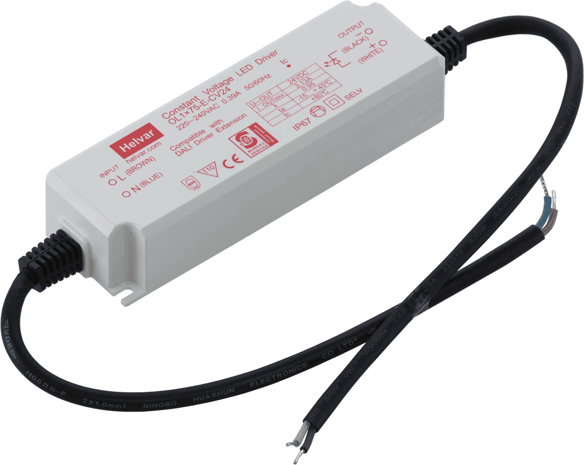 СТ Драйвер LED 75W/24V ( OL1x75-E-CV24 IP67 HELVAR)