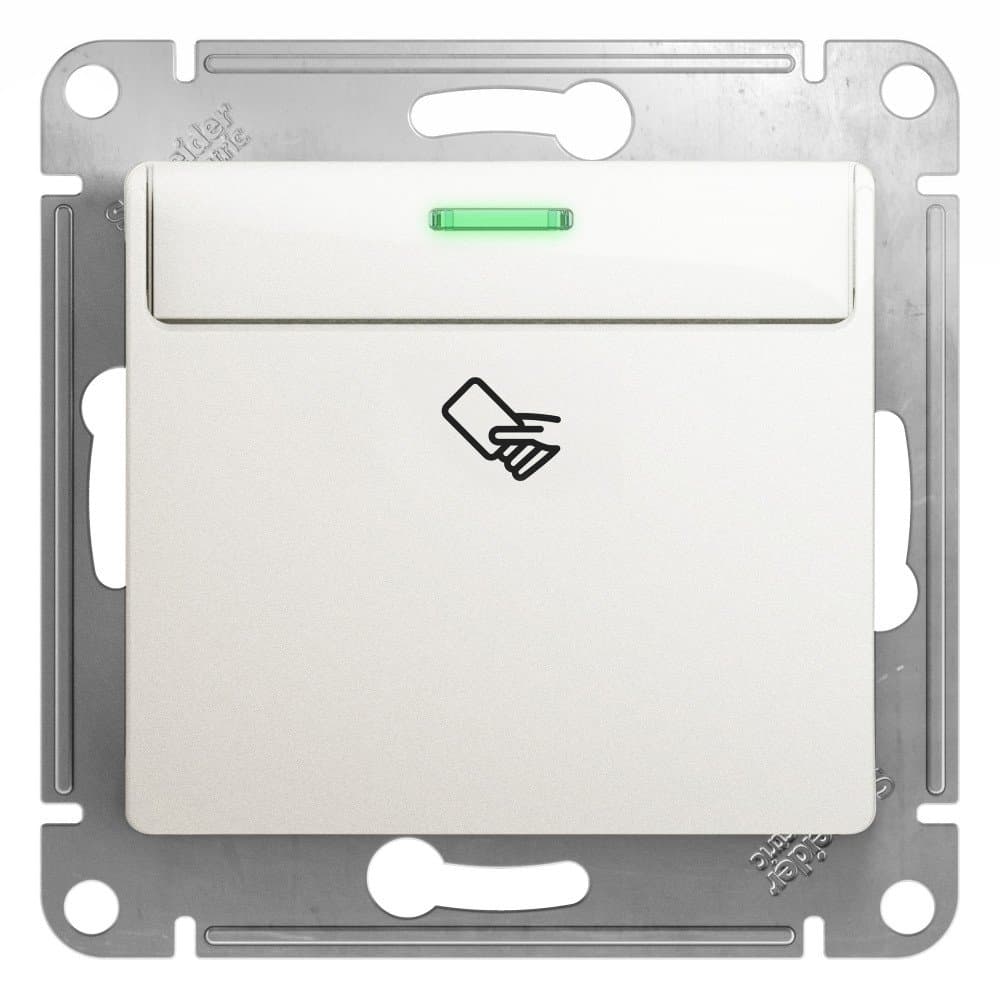 Systeme Electric Glossa Перламутр Выключатель карточный, сх.6