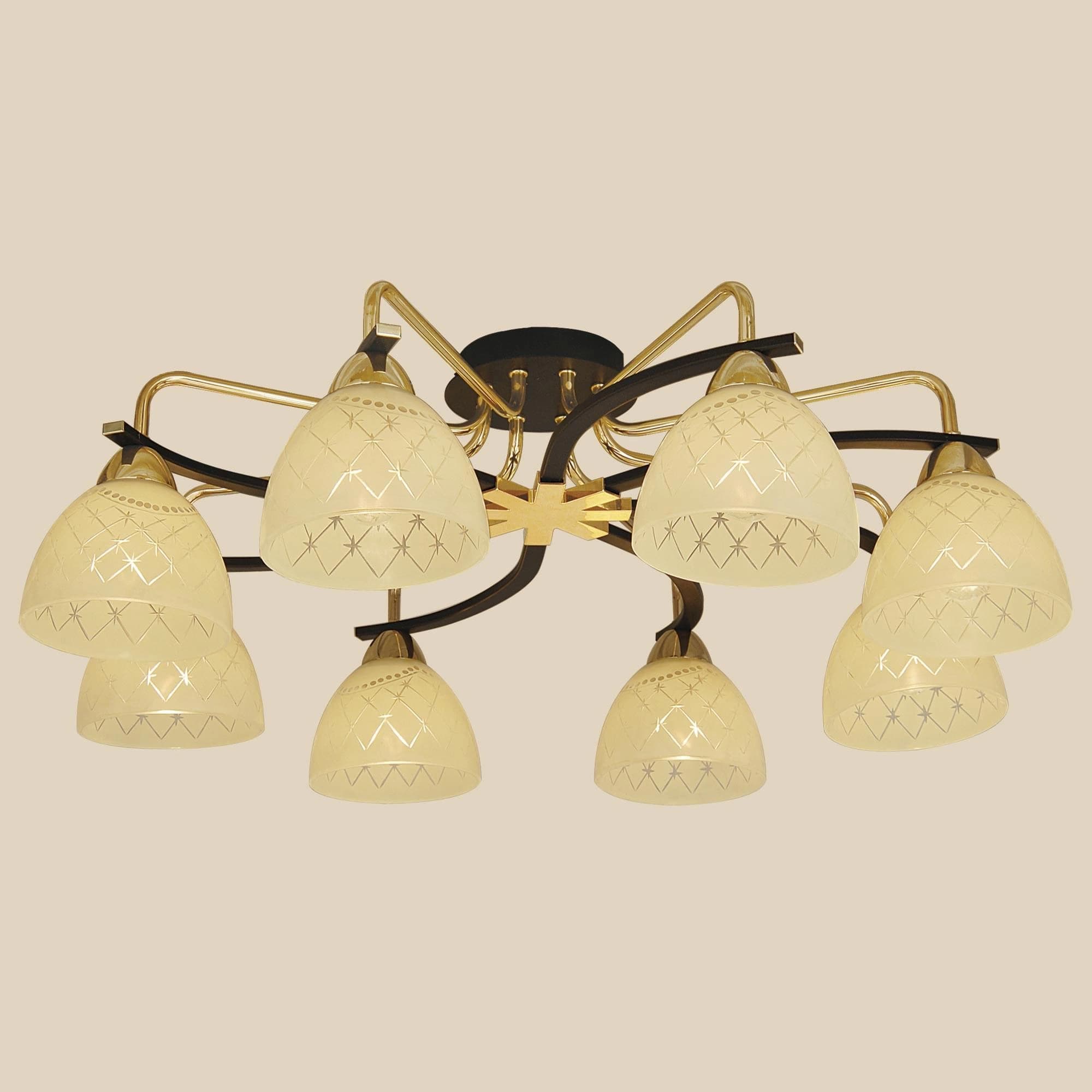 Citilux CL152282 Кристи Беж.+Зол. Светильник Люстра — миниатюра 2