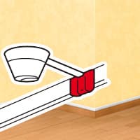 Legrand Ответвление с разделителем для кабель-канала 32/40х16 033329 — миниатюра 2