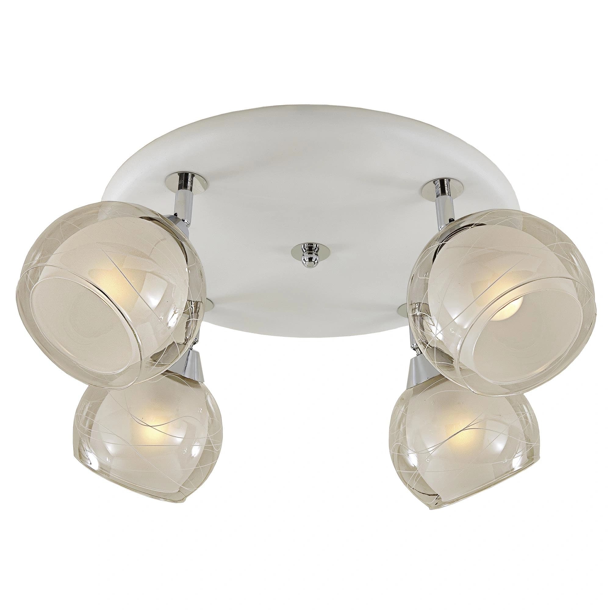Citilux CL158141 Самба Бел+Хром Светильник Люстра