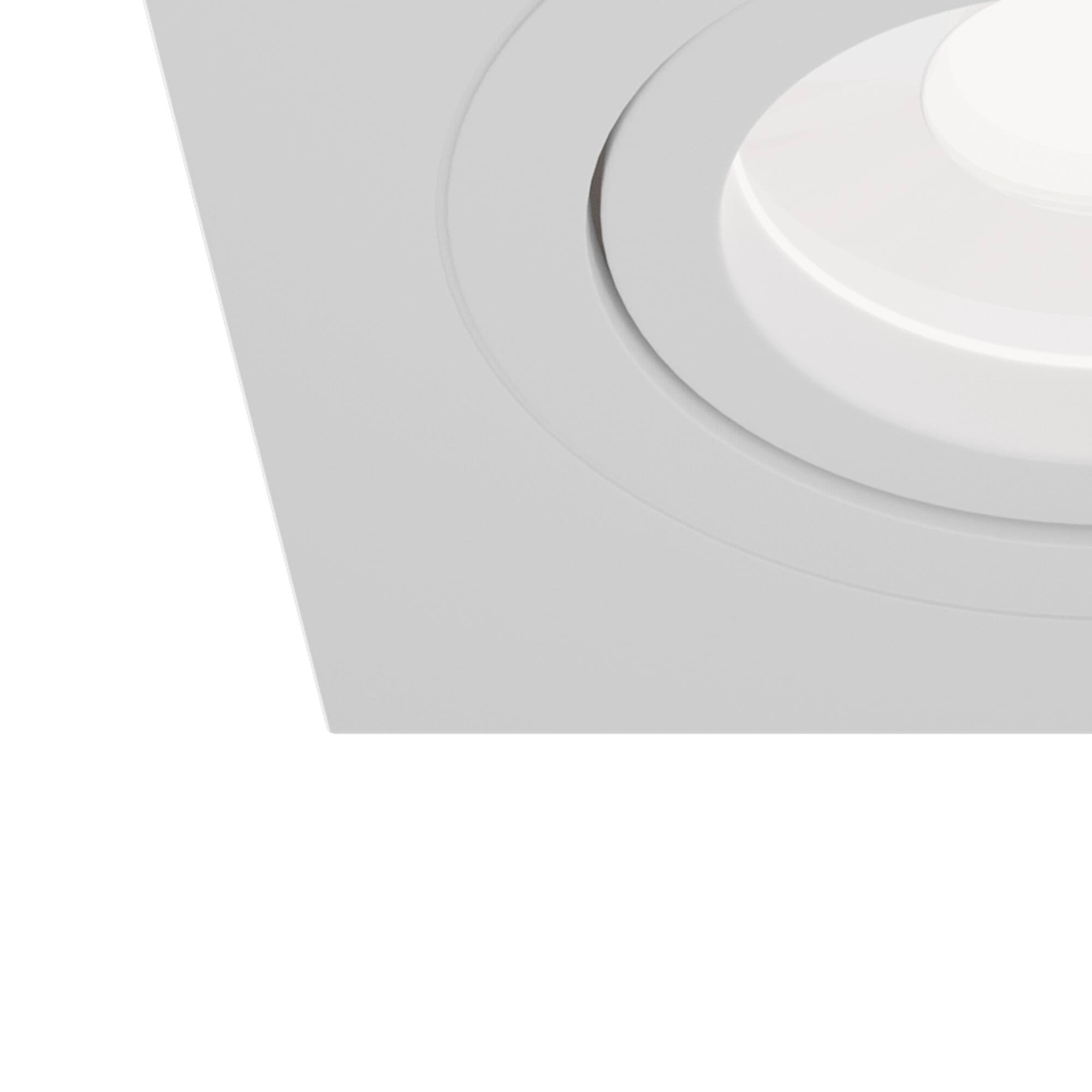 Maytoni Technical Atom Белый Встраиваемый светильник GU10 50W DL024-2-01W — миниатюра 4