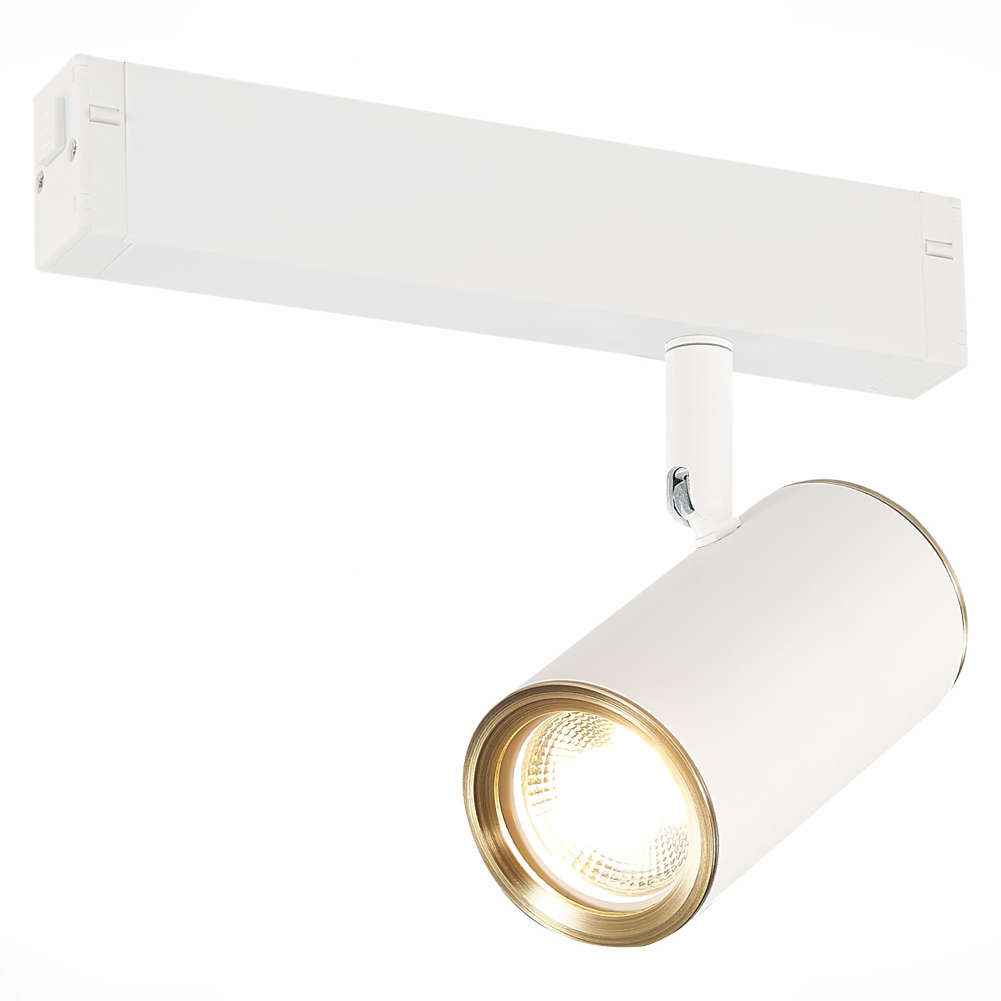 ST Luce ST504.536.01 Св-к трек. Белый GU10 1*50W IP20 L104xW54xH111 180-240V Без ламп
