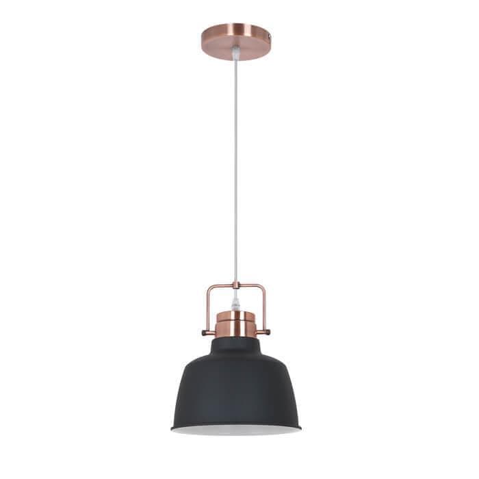 Odeon Light 3325/1 ODL17 097 черный, медный Подвес E27 60W 220V SERT — миниатюра 1