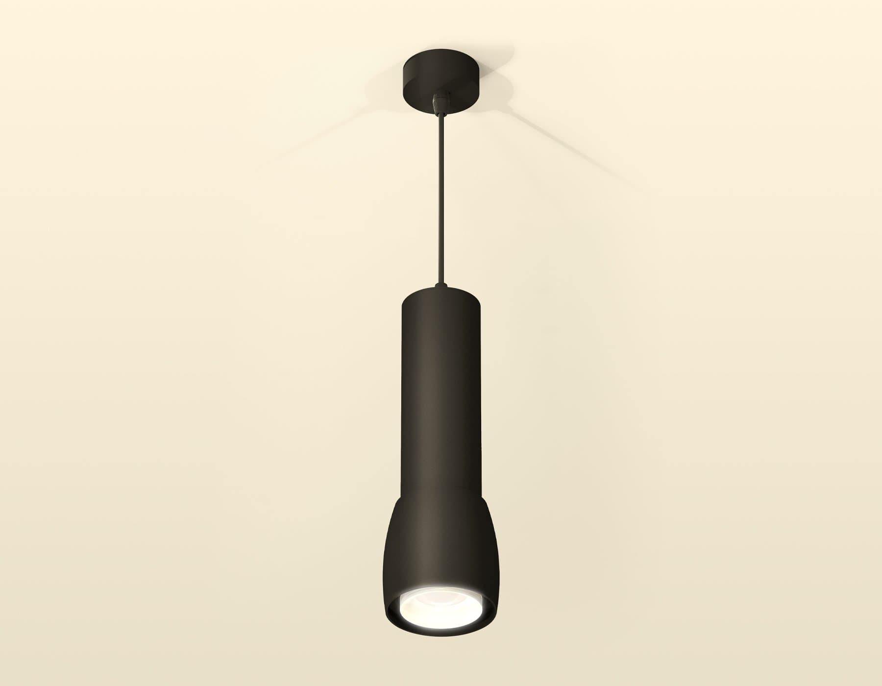 Ambrella Комплект подвесного светильника с акрилом XP1142010 SBK/FR черный песок/белый матовый MR16 GU5.3 (A2311, C7456, A2011, C1142, N7165) — миниатюра 2