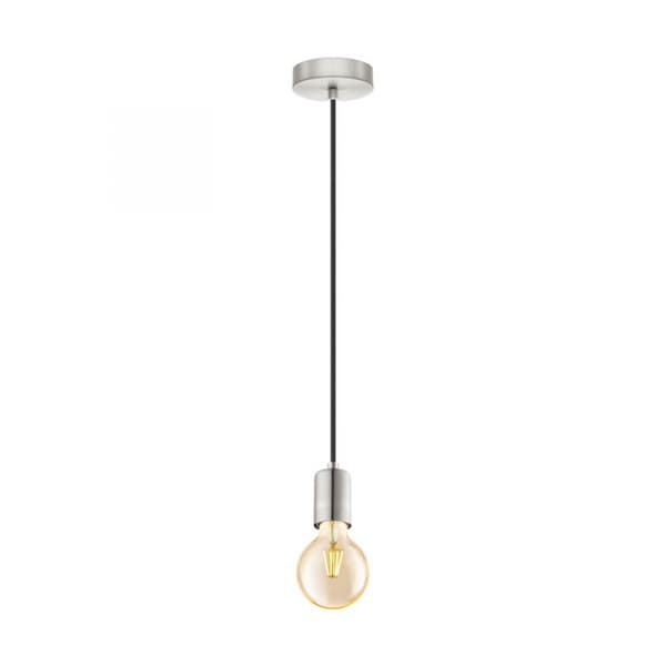 Eglo 32522 Подвес YORTH, 1х60W (E27), 100, H2000, сталь, никель матовый