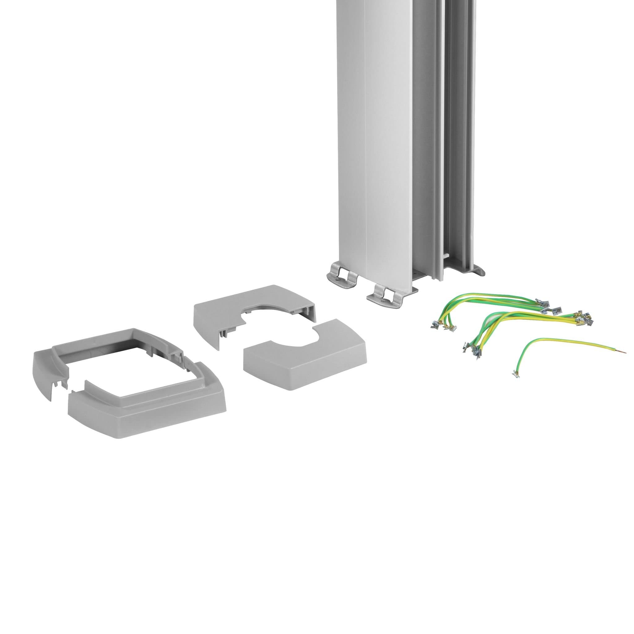 Legrand Snap-On колонна алюминиевая с крышкой из алюминия 4 секции, высота 3,3 метра, цвет алюминий 653051 — миниатюра 2