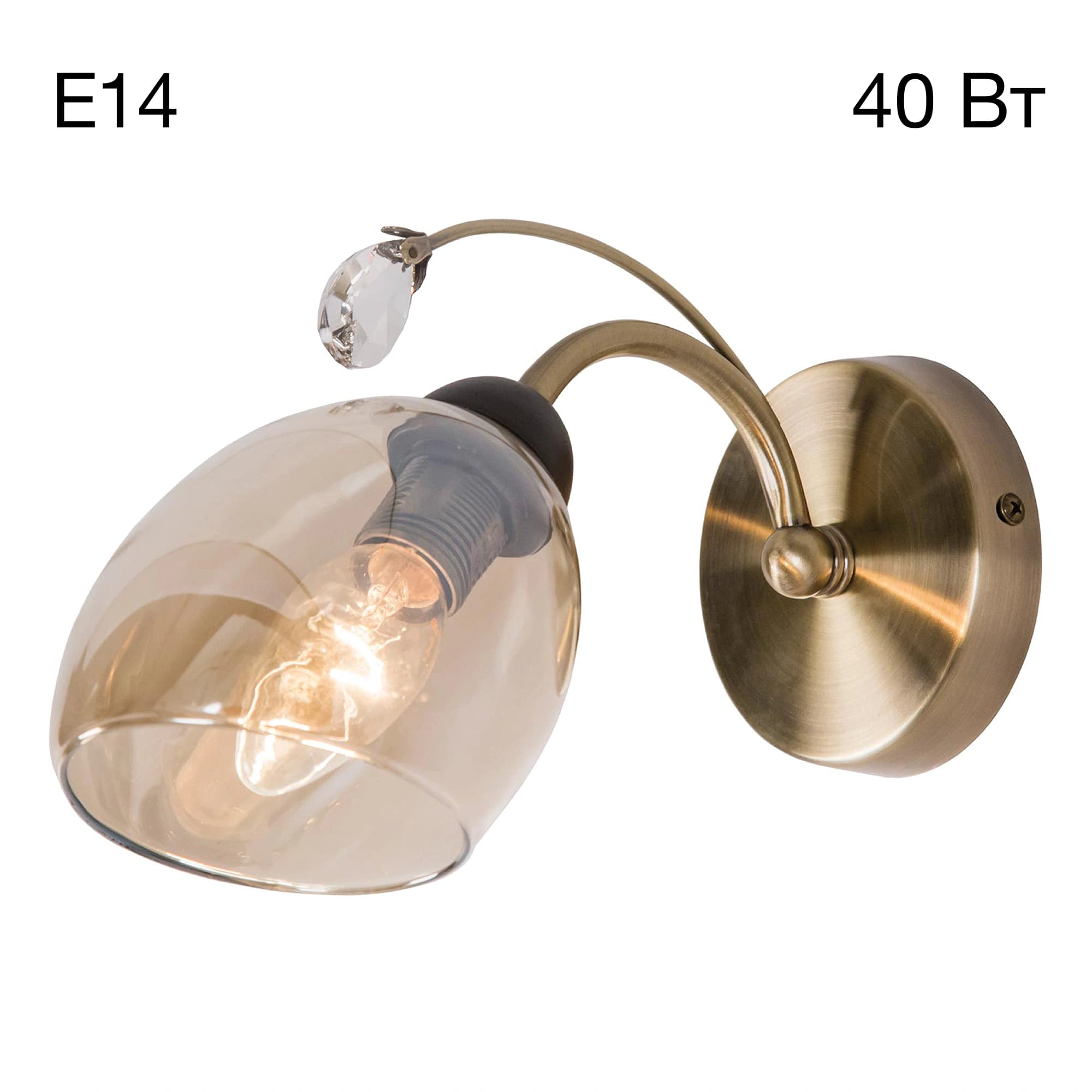 Citilux CL108315 Комета Бронза+Дымч. Бра