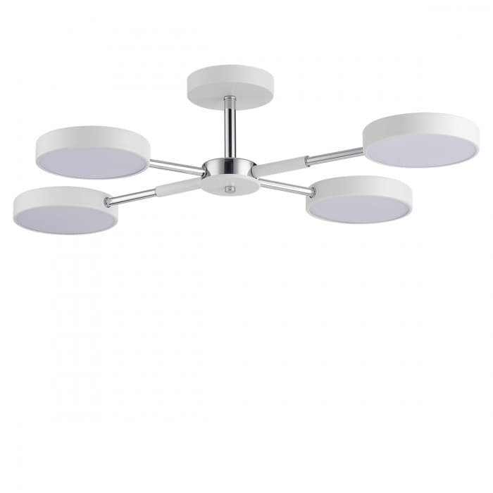 Lumion 5659/72CL LEDIO LN23 067 белый, хром Люстра потолочная LED 72W 3000-6000K 3902Лм 220V MIKA