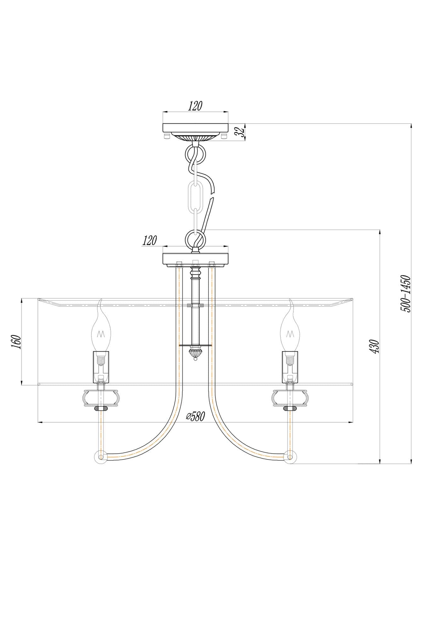 Maytoni Elegant Roma Матовое Золото Подвесной светильник E14 40W ARM006PL-06G — миниатюра 2