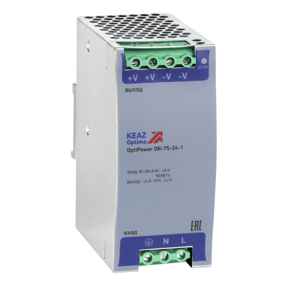 КЭАЗ Блок питания OptiPower DR-75-24-1